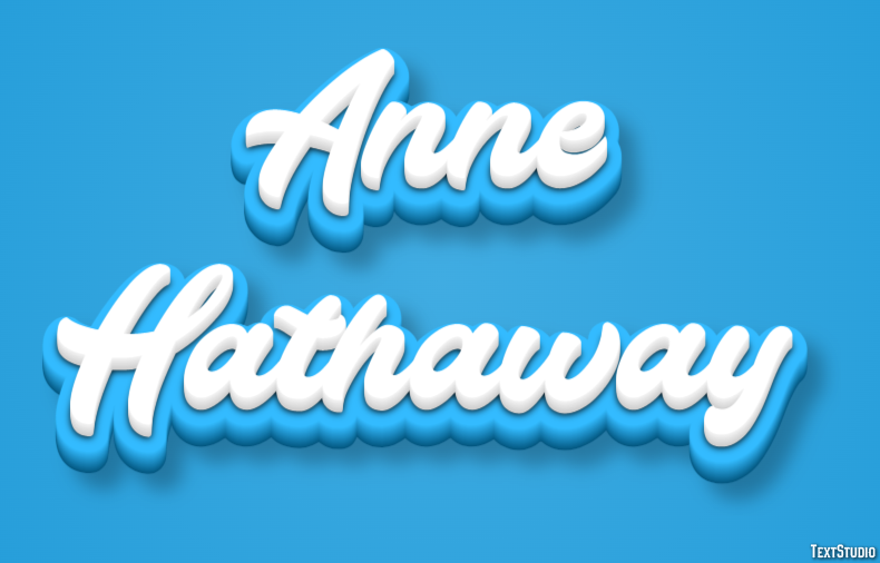 Anne Hathaway Efeito do texto