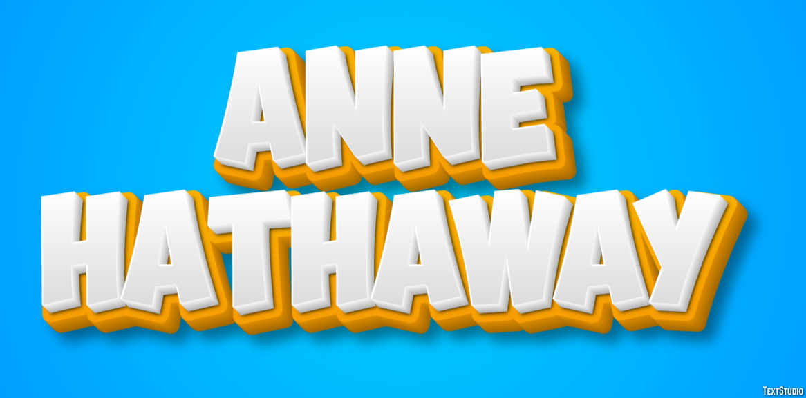 Anne Hathaway Efeito do texto