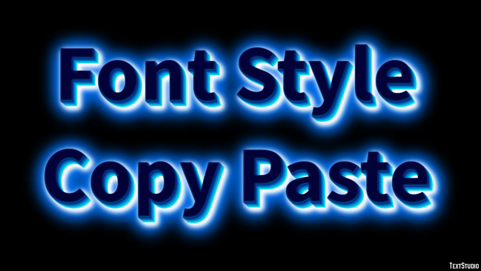 Font Style Copy Paste Efekt tekstowy
