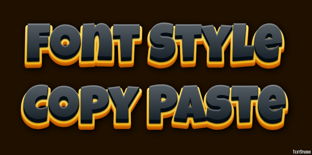 Font Style Copy Paste Efekt tekstowy