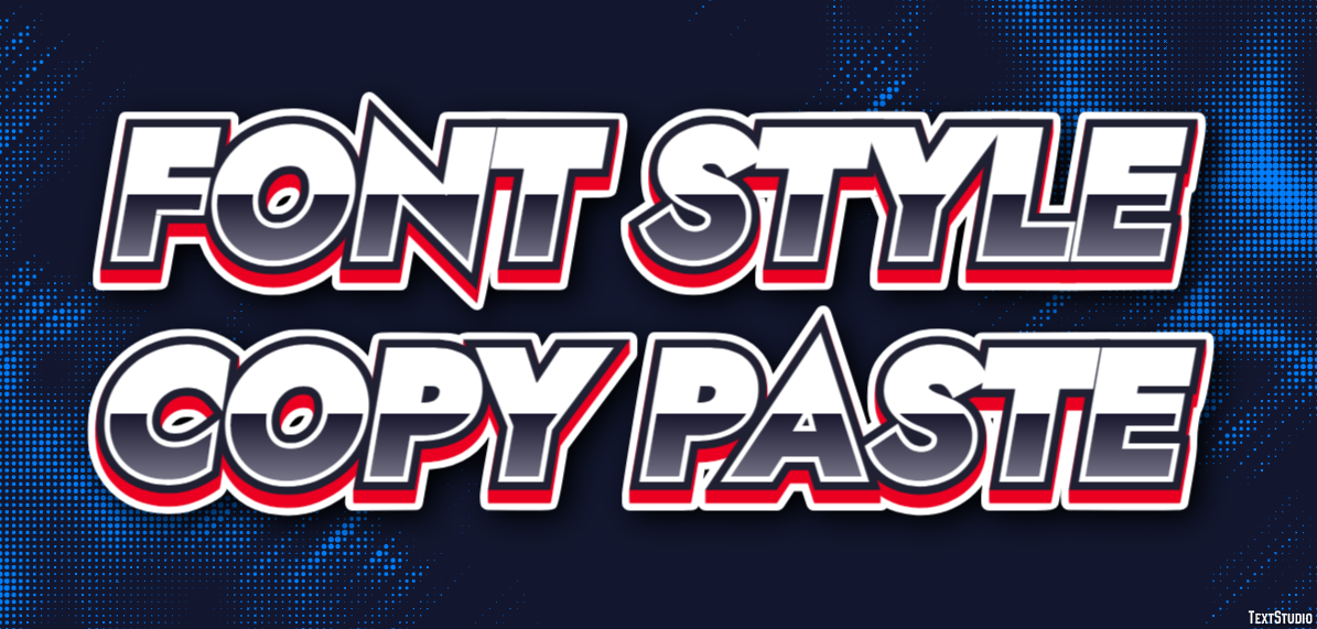 Font Style Copy Paste Efekt tekstowy