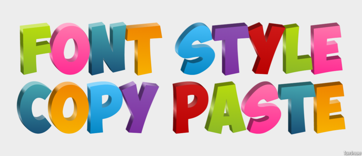 Font Style Copy Paste Efekt tekstowy
