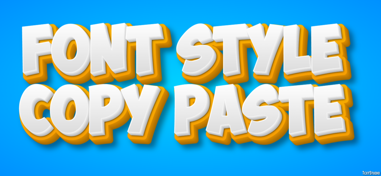 Font Style Copy Paste Efekt tekstowy