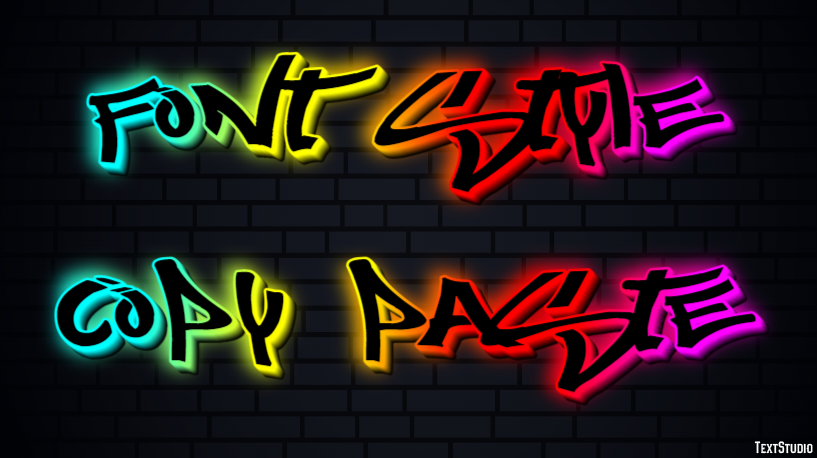 Font Style Copy Paste Efekt tekstowy
