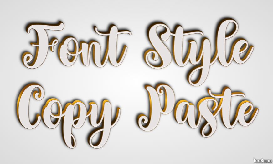 Font Style Copy Paste Efekt tekstowy