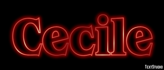 Cecile Text Effect