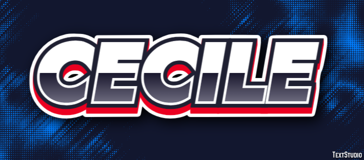 Cecile Text Effect