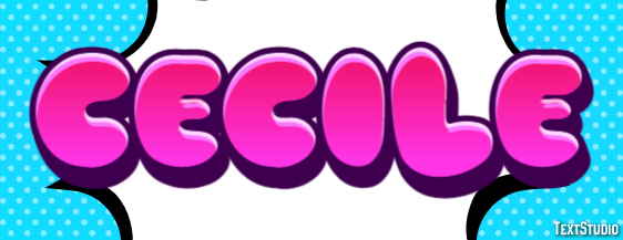 Cecile Text Effect