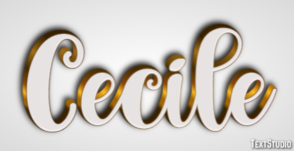 Cecile Efecto de Texto
