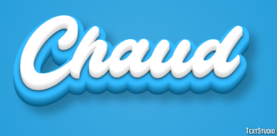 Chaud Text Effect