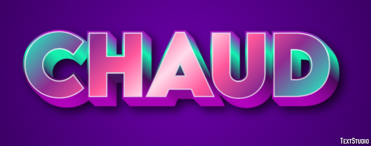 Chaud Text Effect
