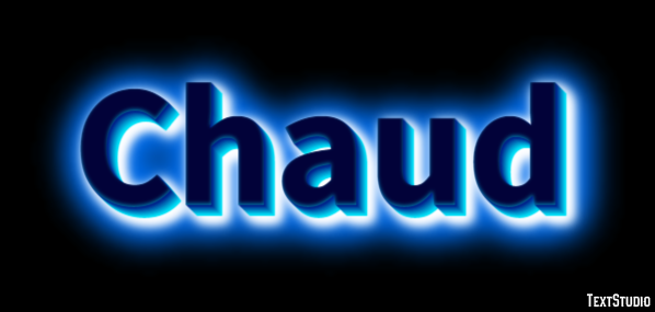 Chaud Text Effect