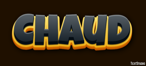 Chaud Texteffekt