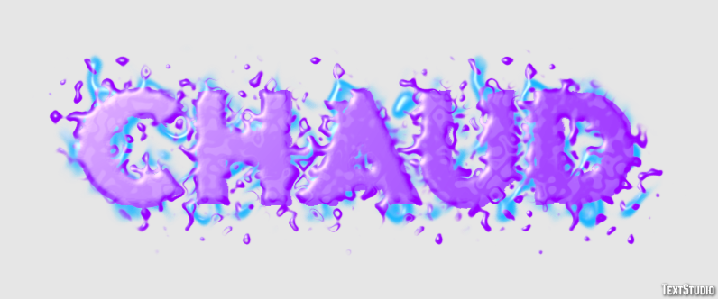 Chaud Texteffekt