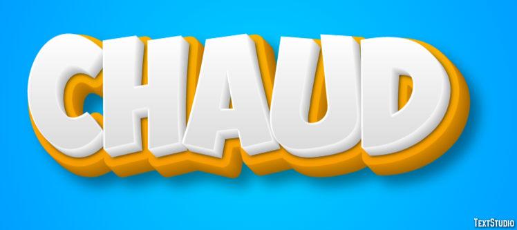 Chaud Text Effect