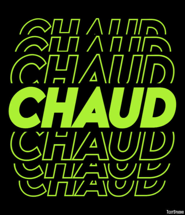 Chaud Texteffekt