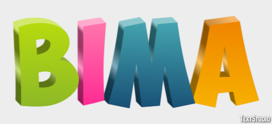 Bima Text Effect