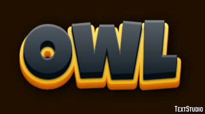 Owl Text Effect