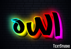 Owl Text Effect