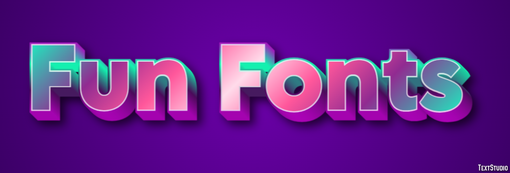 Fun Fonts Text Effect