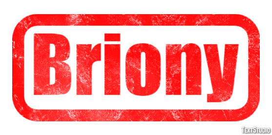 Briony Effetto testo