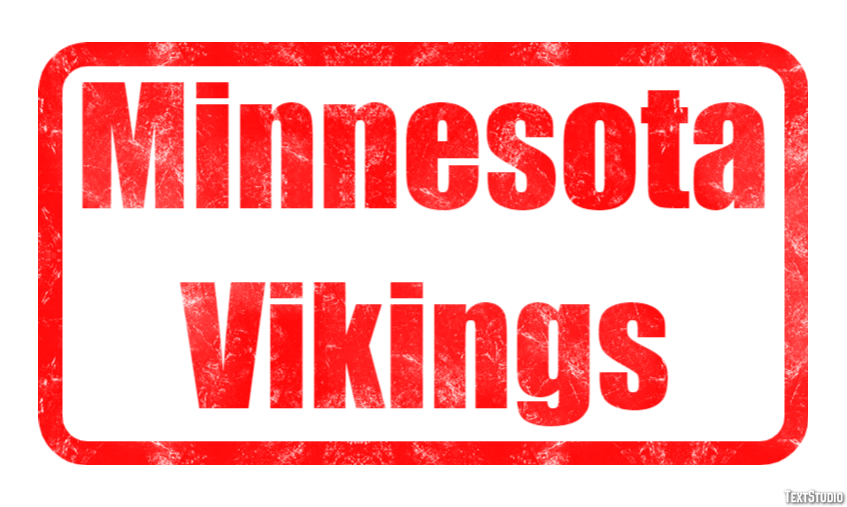 Minnesota Vikings Efecto de texto