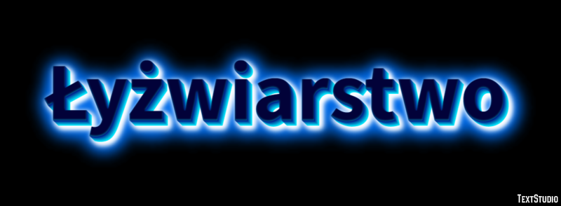 Łyżwiarstwo Efekt tekstowy