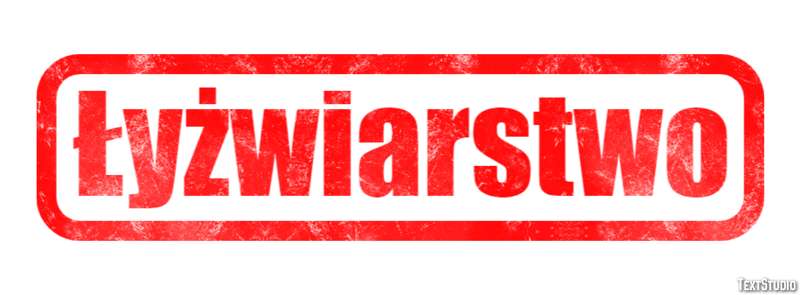 Łyżwiarstwo Efekt tekstowy