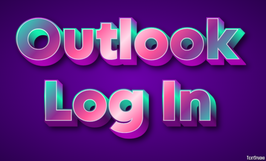 Outlook Log In テキスト効果