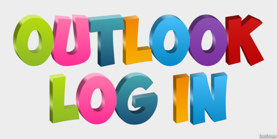 Outlook Log In テキスト効果