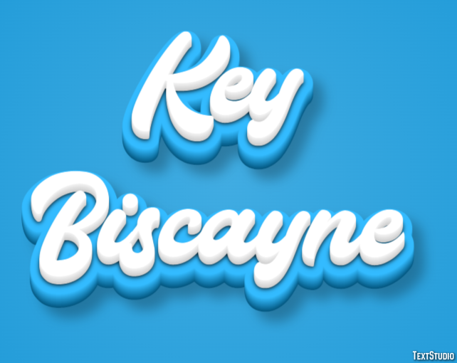 Key Biscayne Efekt tekstowy