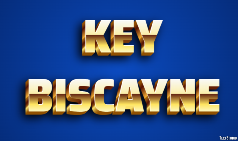Key Biscayne Efekt tekstowy