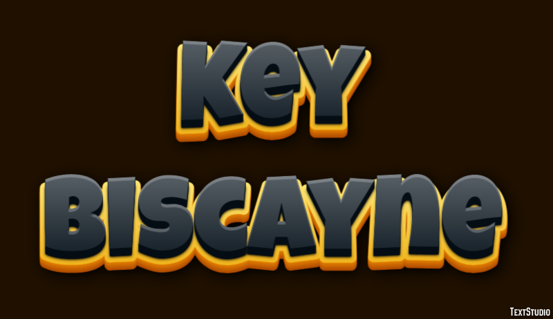 Key Biscayne Efekt tekstowy