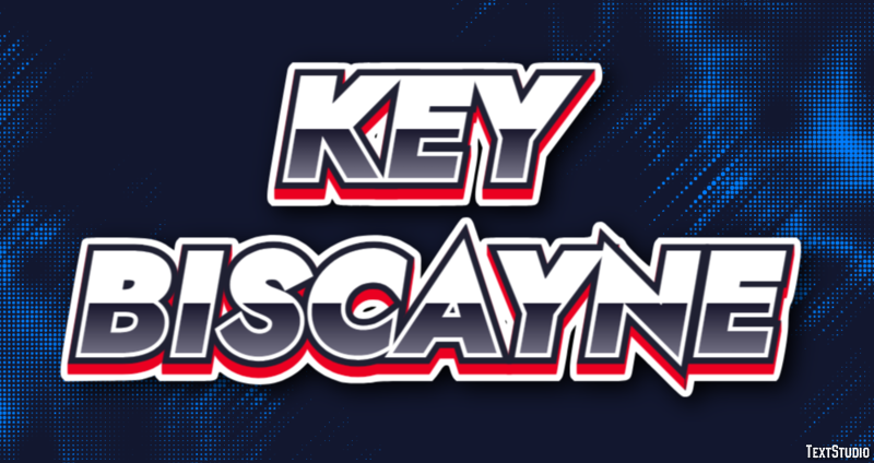 Key Biscayne Efekt tekstowy