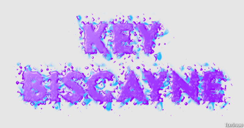 Key Biscayne テキスト効果