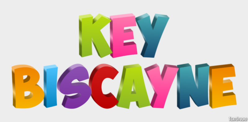 Key Biscayne Efekt tekstowy