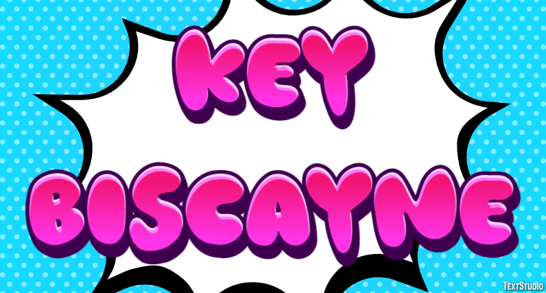 Key Biscayne Efekt tekstowy