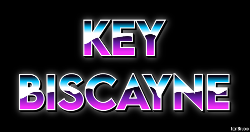 Key Biscayne テキスト効果