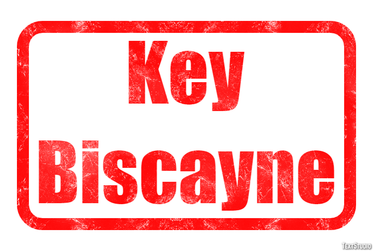 Key Biscayne Efekt tekstowy