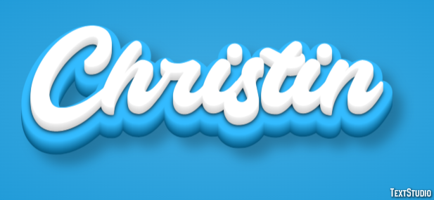 Christin Text effect