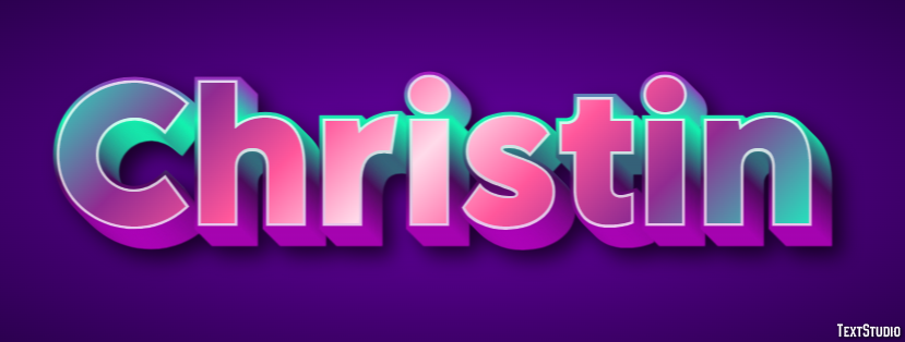 Christin Text effect