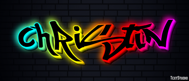 Christin Text effect