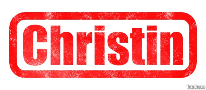 Christin Text effect