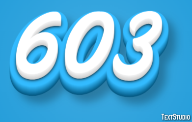 603 Text Effect