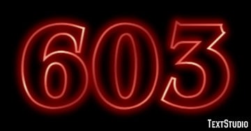 603 Text Effect