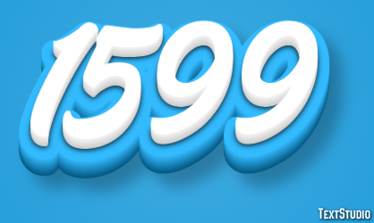 1599 Text Effect
