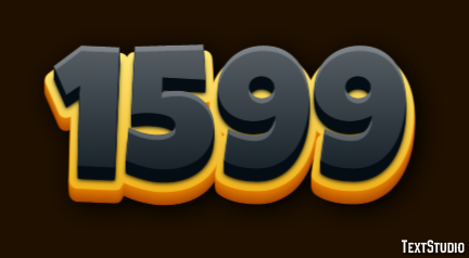 1599 Text Effect
