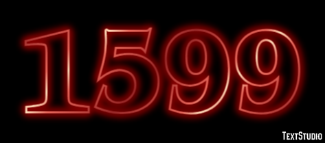 1599 Text Effect