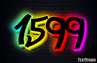 1599 Text Effect