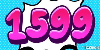1599 Text Effect